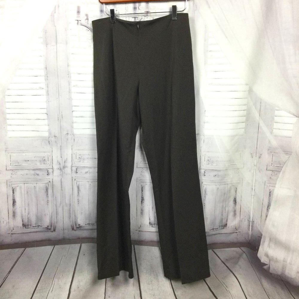Fabrizio Gianni Wide Leg Brown Stretch Pants 6